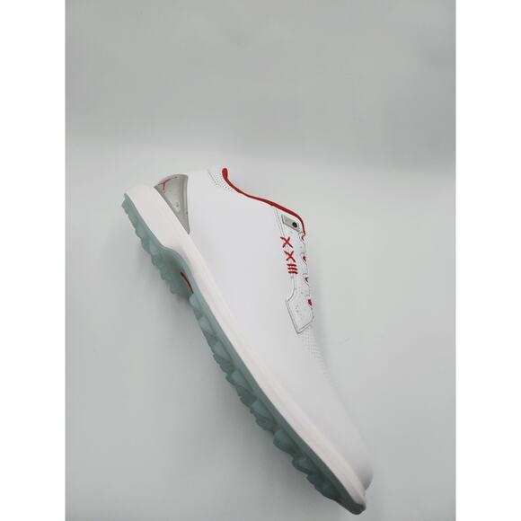 Men\'s Size 11.5 Nike Golf Shoes Air Jordan ADG 5 Low White Fire Red FQ7874-101 main image 5